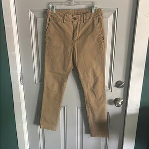 American Eagle Tan Chinos Classic Straight-Leg